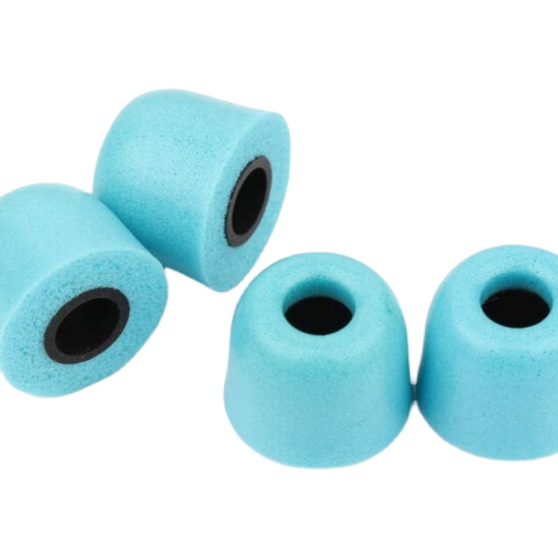 天天动听 TINHIFI  hifi耳机蓝色记忆海绵塞进口材质耳机套3对装 - 图3