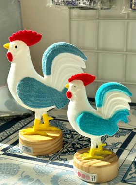 澳门万象画廊｜葡国里斯本天气鸡变色鸡摆件家居礼物摆件小号中号