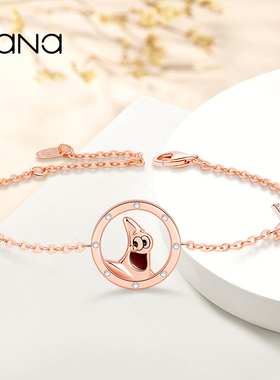 vana海绵宝宝纯银手链送女友