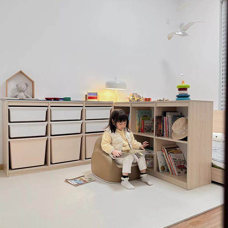 北欧ins奶油风儿童组合玩具收纳柜宝宝爬爬垫绘本架玩具架储物柜,淘宝优惠券,粉丝福利购,淘宝优惠卷