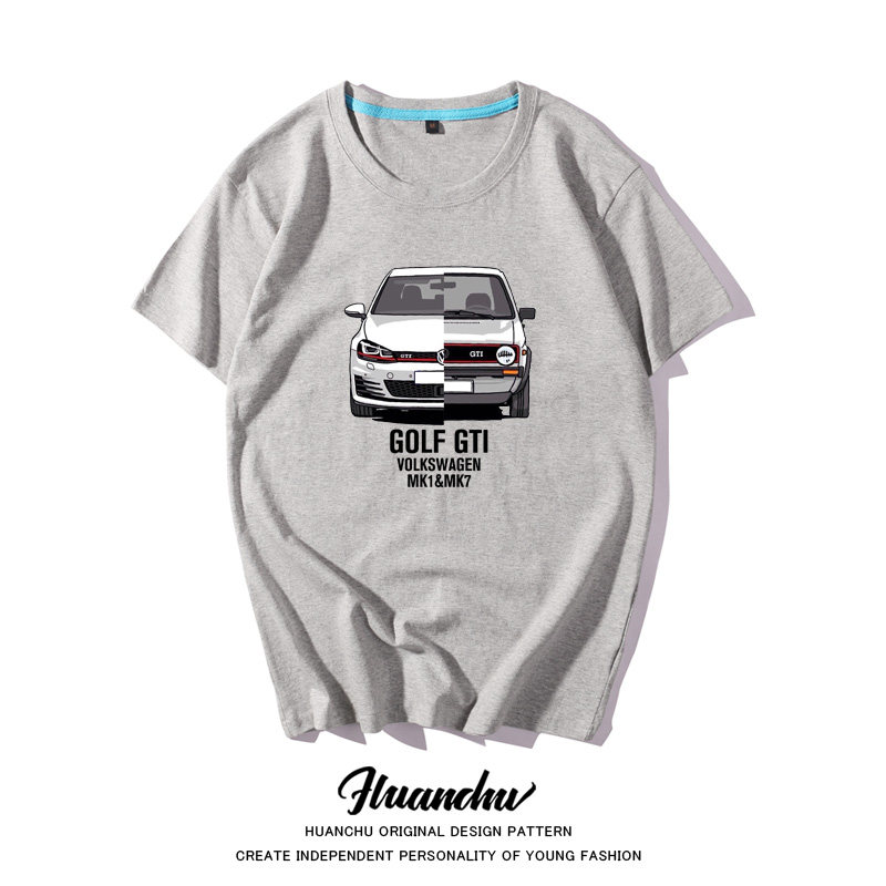 大众高尔夫小钢炮gti改装车t恤 欢楚T恤