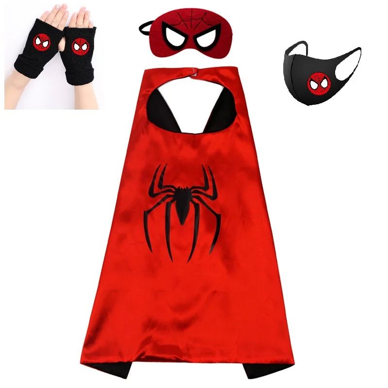 1/2/3pcs teeny Spiderman/Hulk/Iron Man/Captain America Cloak - 图2