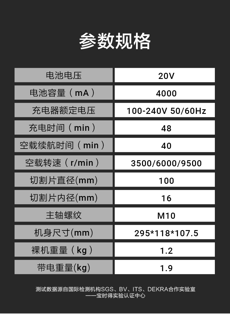 威克士无刷锂电角磨机小型WU806多功能切割机充电打磨机电动工具 - 图2