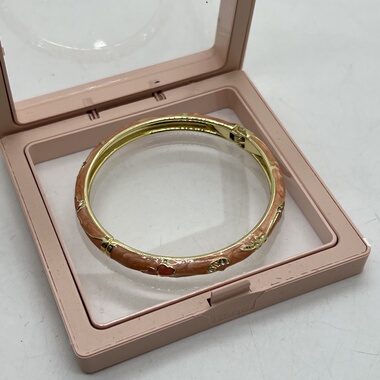 景泰蓝手镯珐琅掐丝女式中细圆形复古内雕蝴蝶时尚北京哈尔滨旅游