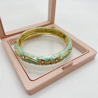 景泰蓝手镯珐琅彩镯子文创旅游纪念品送特色礼品彩色女士圆形复古