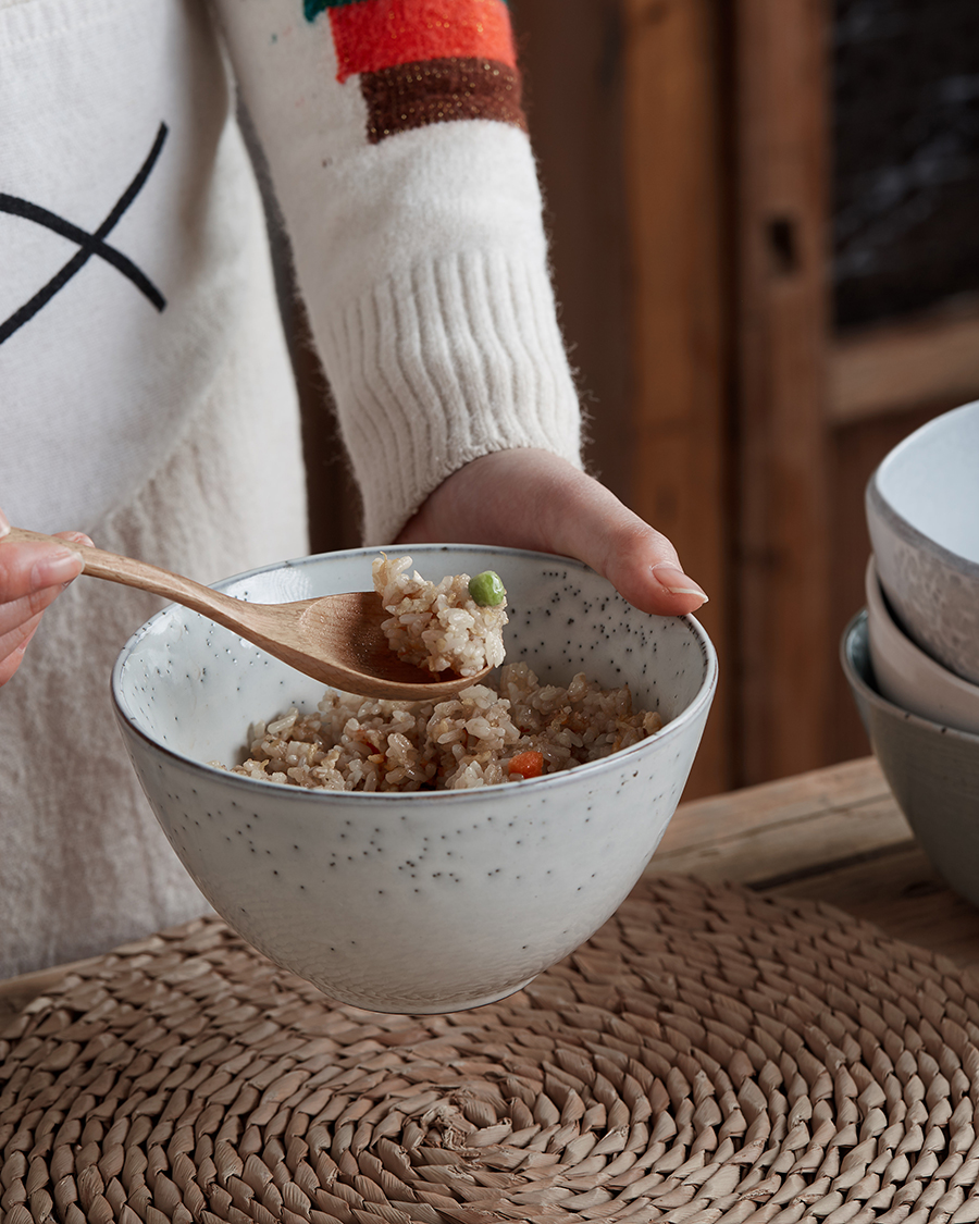 【复古实用一人食面碗大合集】日式陶瓷水果沙拉碗家用菜碗微瑕疵 - 图2