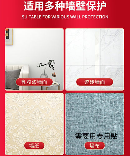 自粘完全透明保护膜家具防潮防水防霉保护墙纸墙面透明膜多规格 - 图3