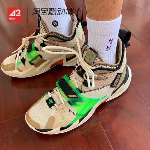 42运动家Air Jordan Why Not Zer0.3 PF威少3代 实战篮球鞋CD3002 - 图1