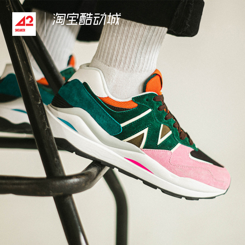 现货42运动家New Balance NB5740系列男女复古跑鞋M5740GA W5740 - 图1