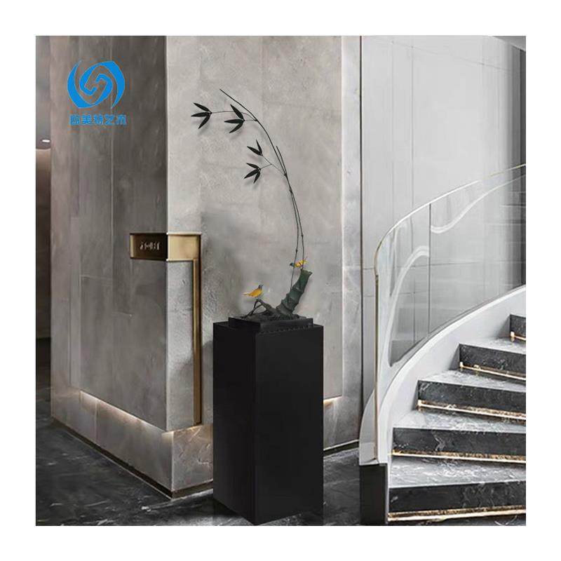 现代新中式禅意石头竹子摆酒店大堂设样板房间创意玄关装饰品摆件,淘宝优惠券,粉丝福利购,淘宝优惠卷