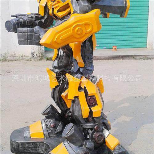 现货爆款变形金刚大黄蜂雕塑影视人物机器人玻璃钢大黄蜂雕塑,淘宝优惠券,粉丝福利购,淘宝优惠卷