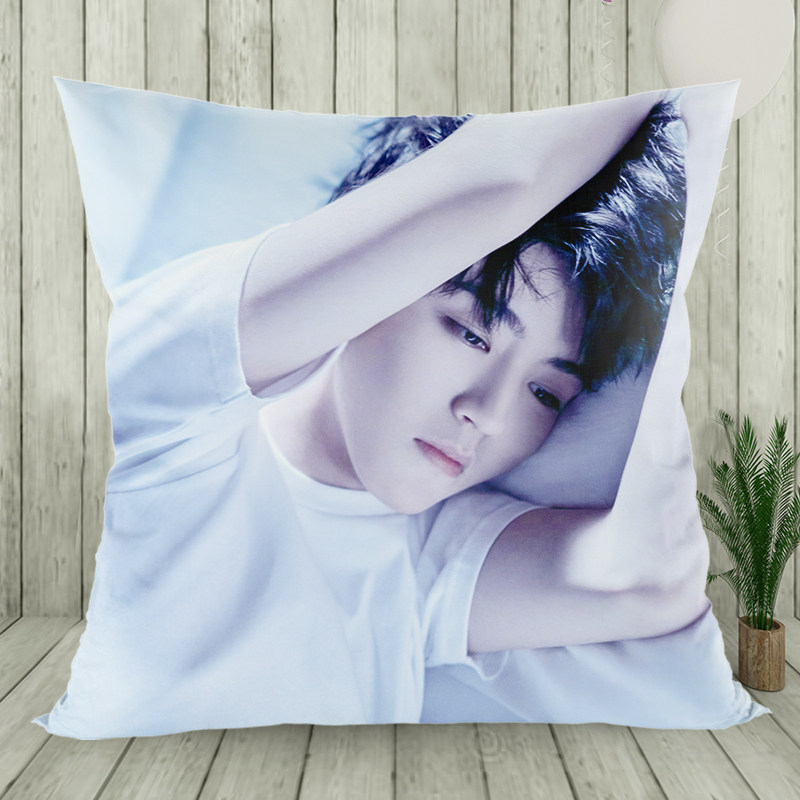 王俊凯抱枕可爱定制tfboys双面照片周边同款人形睡觉枕头生日礼物