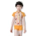 Đồ bơi trẻ em chia tay ngắn boyshort áo tắm nước nóng mùa xuân cho bé bộ đồ khô nhanh co giãn đào tạo học sinh nam - Bộ đồ bơi của Kid