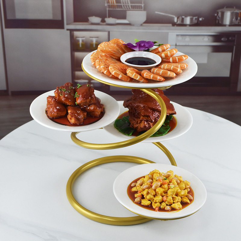 冷盘架酒店餐桌菜盘架放菜架子冷菜摆盘神器备菜架配菜架转盘菜架,淘宝优惠券,粉丝福利购,淘宝优惠卷
