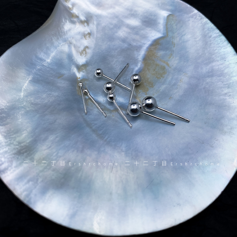 二十二丁目 纯银耳钉养耳洞999纯银耳饰防过敏睡觉免摘耳骨钉,淘宝优惠券,粉丝福利购,淘宝优惠卷