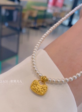 适合秋冬的一款精致喜上眉梢项链