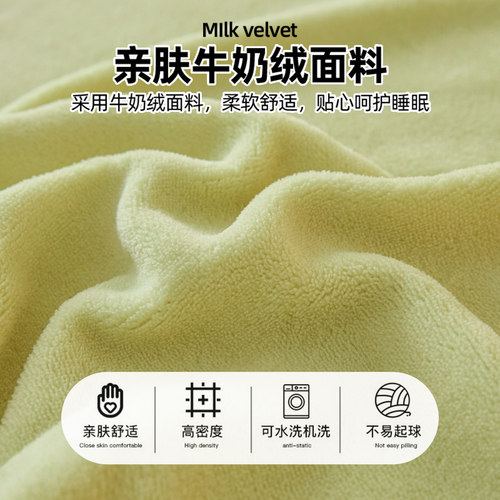 冬季牛奶绒床笠单件珊瑚法兰绒床罩床垫套罩席梦思保护套2025新款 - 图0