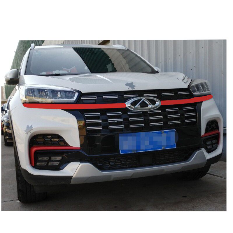 瑞虎8plus改装侧裙拉花车贴装饰瑞虎8贴纸改色膜车身贴膜改装用品