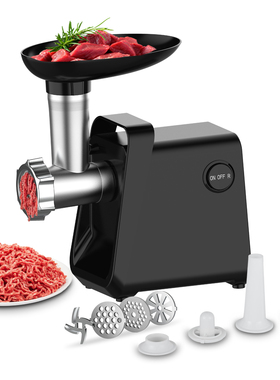 Meat Grinder电动绞肉机家用绞馅辣椒蒜蓉机110V220V灌肠机出北美