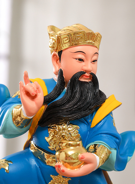 12寸风雨雷电神像风神玻璃钢树脂