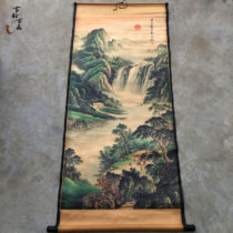 Ancient Play Imitation Ancient Zheng Board Bridge Landscape Painting Calligraphy And Calligraphy Collection of Painted Painter Painting Scroll Painting in the Dining Room Decoration in Living Room
