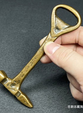 仿古小铜锤摆件工艺品