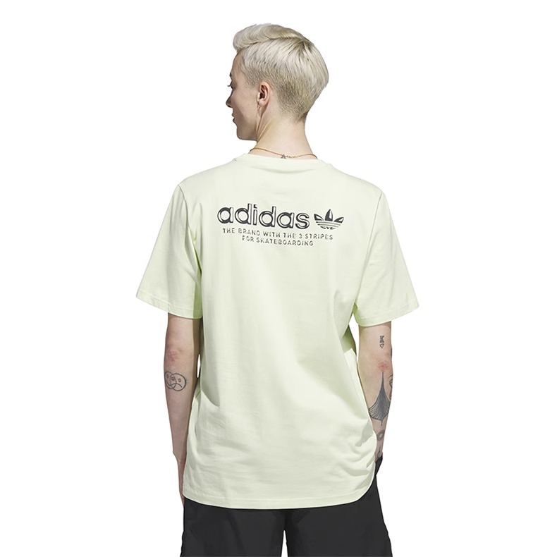 Adidas阿迪达斯三叶草男装2024夏季新款运动休闲短袖T恤HS3028 - 图2