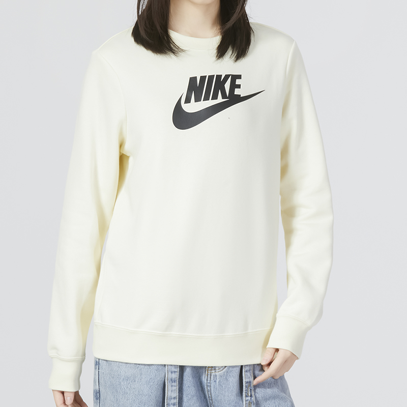 Nike耐克女装2023春季新款运动休闲服上衣套头衫圆领卫衣DQ5833