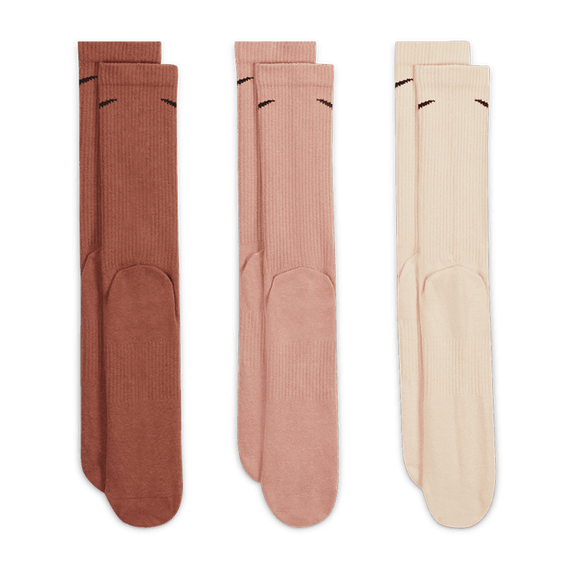 Nike耐克男袜女袜2025冬季新款 EVERYDAY PLUS 休闲高筒袜SX6891 - 图1