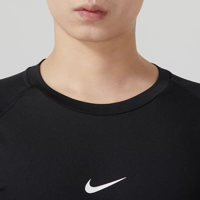 Nike耐克男装新款运动服跑步训练健身紧身长袖T恤FB7920-010,淘宝优惠券,粉丝福利购,淘宝优惠卷