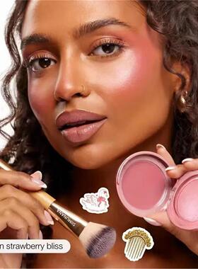 跨境EMU爆品K爆品双色腮红膨胀色细腻元气多巴胺不易飞粉Blush