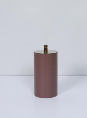 简约现代复古圆柱形圆筒收纳盒首饰盒装饰桌面摆件小众个性摆件