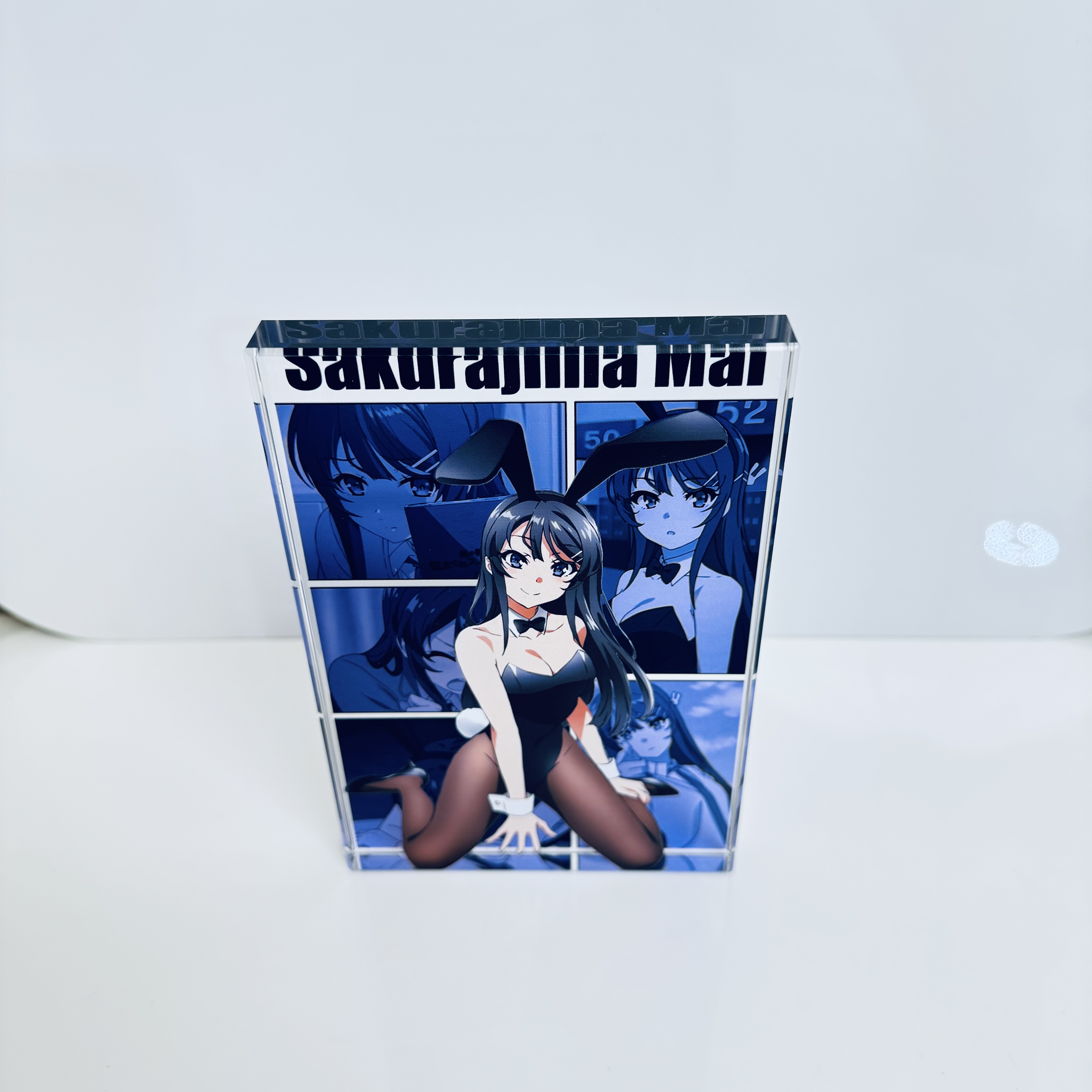 樱岛麻衣周边兔女郎学姐亚克力水晶砖二次元少女手办摆件动漫立牌,淘宝优惠券,粉丝福利购,淘宝优惠卷