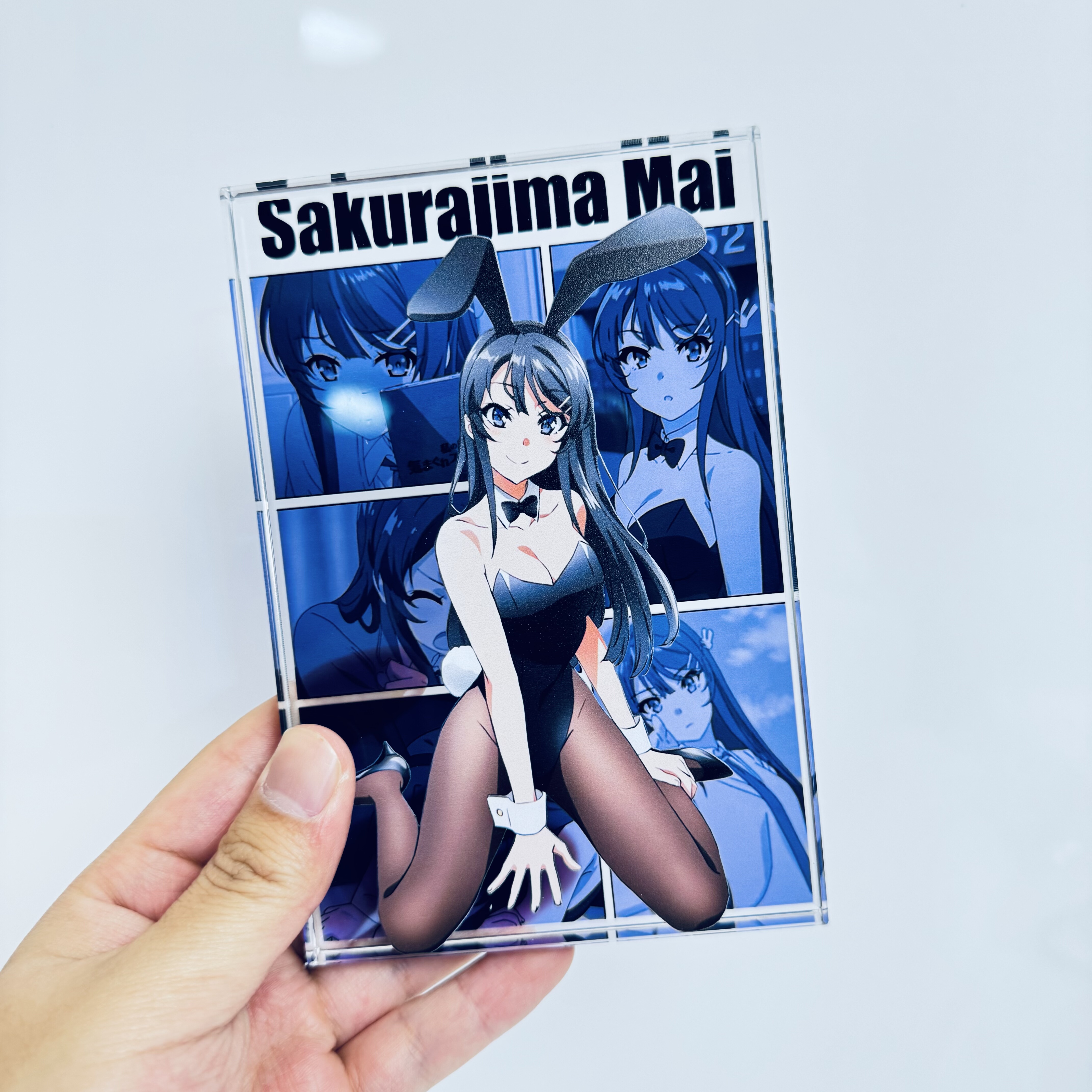 樱岛麻衣周边兔女郎学姐亚克力水晶砖二次元少女手办摆件动漫立牌,淘宝优惠券,粉丝福利购,淘宝优惠卷