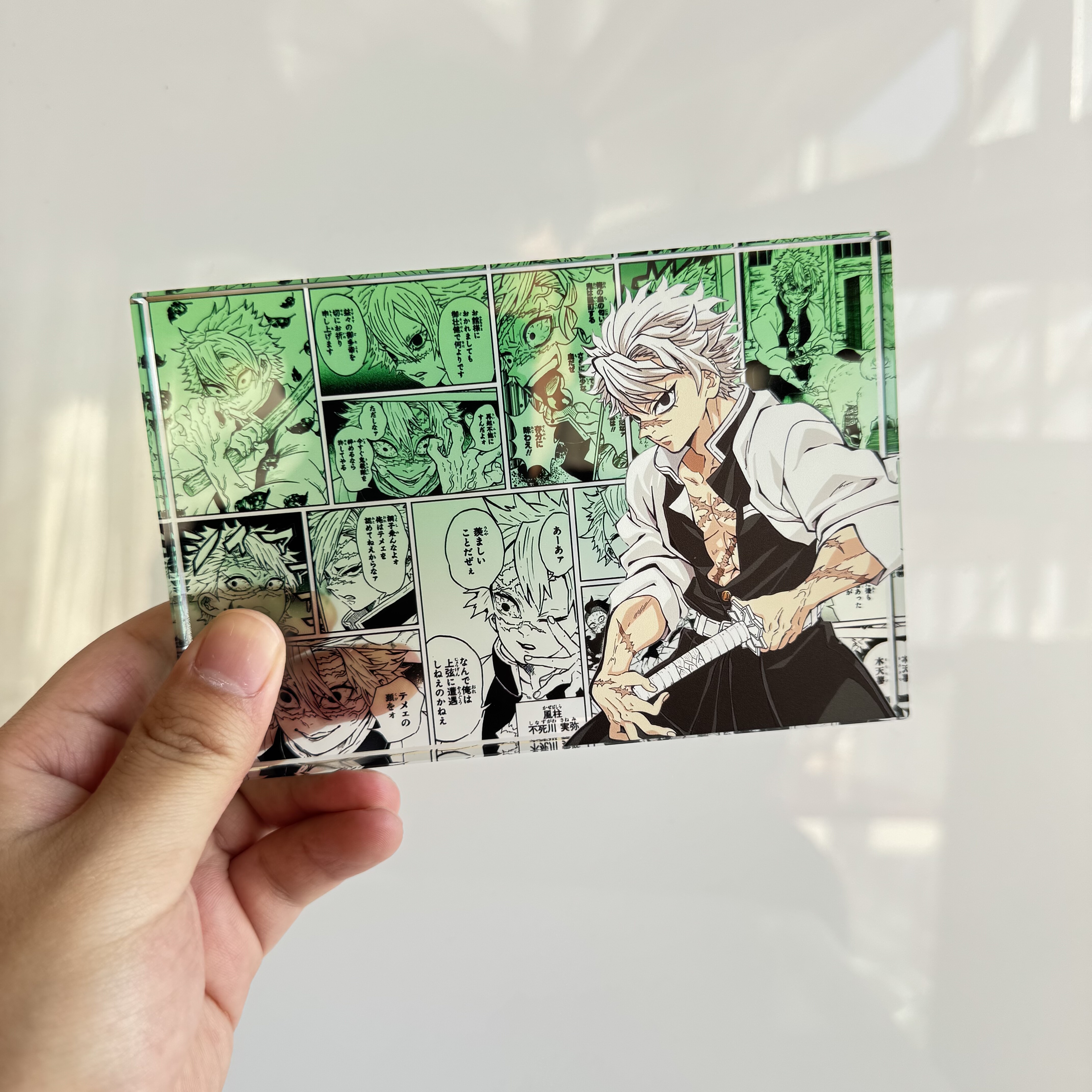 风柱不死川实弥鬼灭之刃周边二次元立牌桌面摆件同人动漫亚克力砖,淘宝优惠券,粉丝福利购,淘宝优惠卷