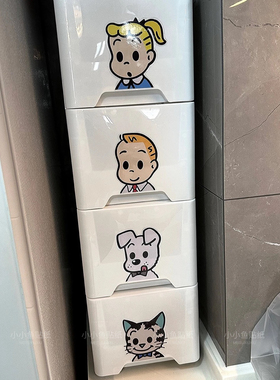 原田治贴纸ins可爱卡通收纳盒贴纸柜子贴画防水居家装饰贴画