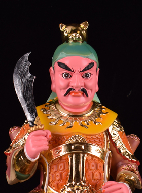 太岁星君神像树脂丙午太岁摆件