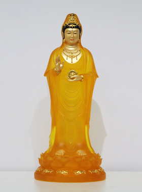 琉璃南海观世音滴水观音佛像供奉