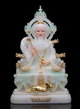 祖师爷摆件了凡居汉白玉