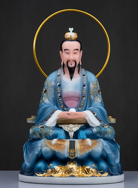 灵宝天尊三清道祖供奉招财汉白玉