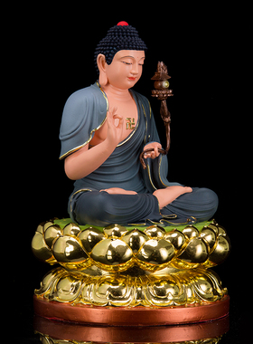 寺庙供奉密宗保平安树脂摆件佛像