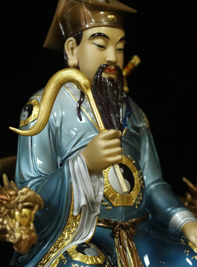 吕祖铜像吕洞宾八仙神像佛源铜