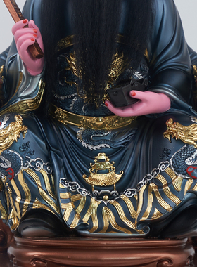 鲁班祖师爷神像中式摆件