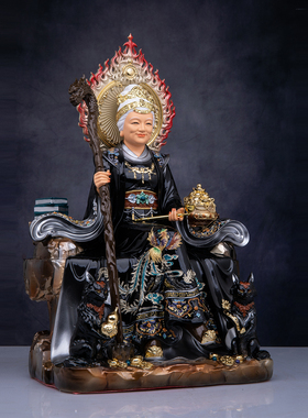 东北黑妈妈神像树脂供奉摆件