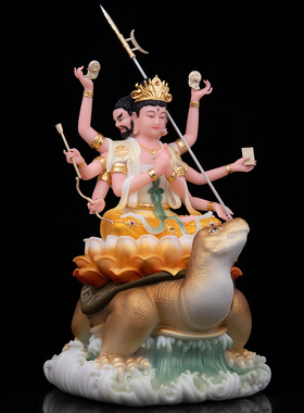 斗姆摆件圣丰汉白玉家用祝福