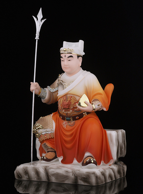 仿瓷汉白玉中式客厅华光大帝神像