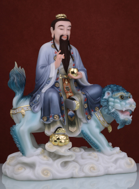 康盛石材保平安中式客厅太乙神像