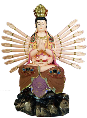 三十三观音佛堂寺庙供奉观音像