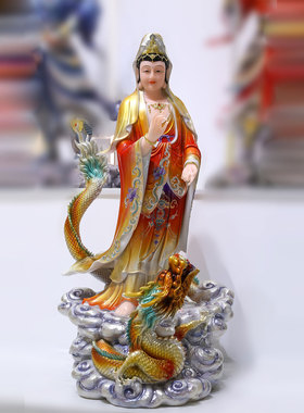 站龙观音神像家用佛堂供奉