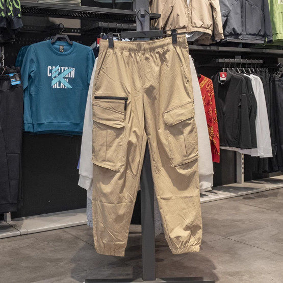 安踏正品男工装裤2025春新款休闲宽松梭织收口运动长裤152518516,淘宝优惠券,粉丝福利购,淘宝优惠卷